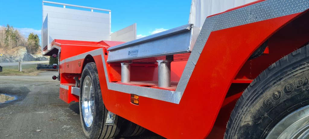 Dragbrygga i aluminium för släpvagnar